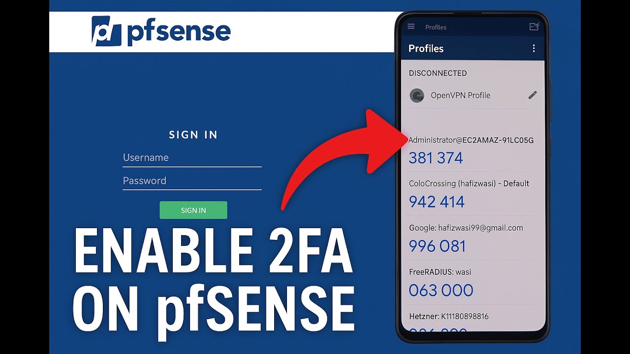 How to Set Up 2FA on pfSense  Web GUI + OpenVPN Step by Step