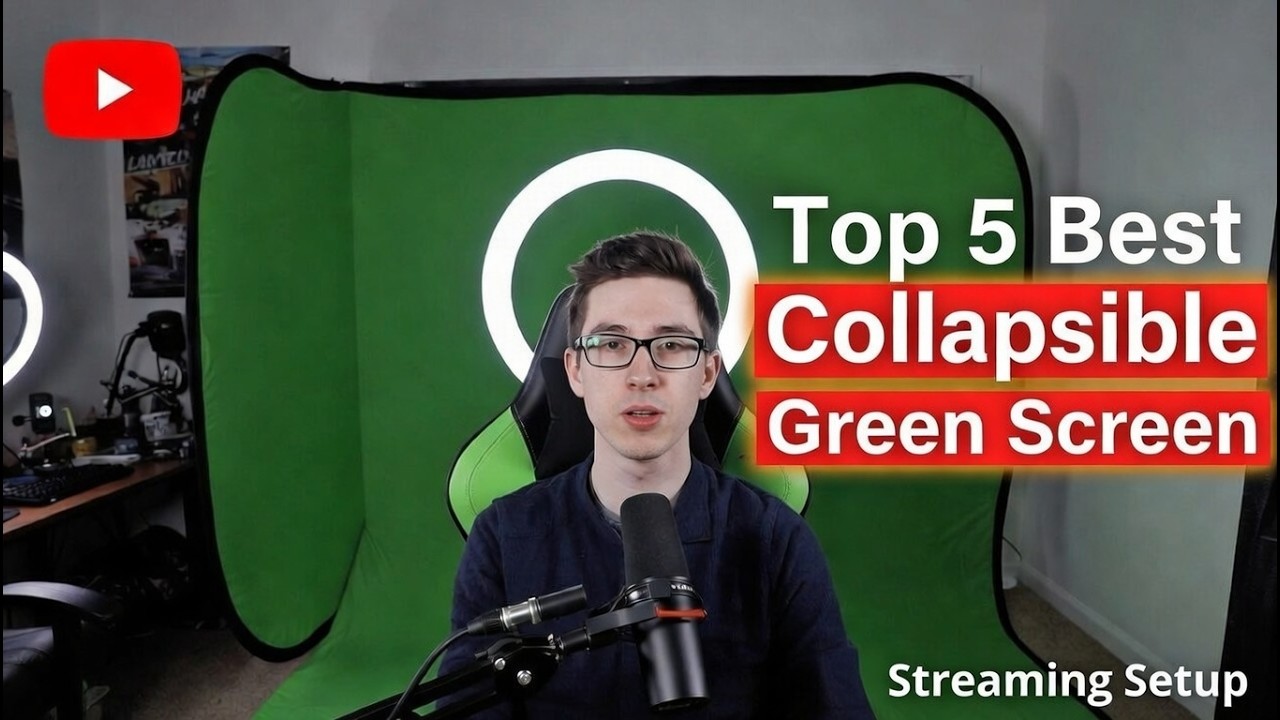 Top 5 Best Collapsible Green Screen For Streaming Review (Surprising) Most Streamers Miss 2026