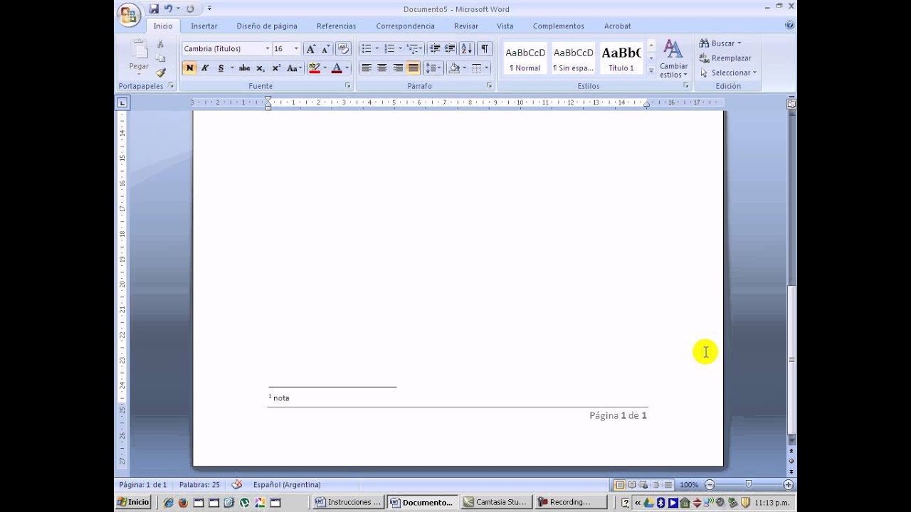 Gu&iacute;a para dar formato a documentos.