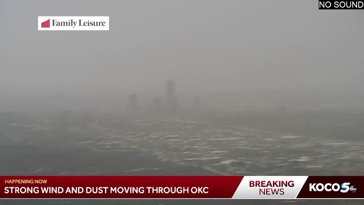 Strong Wind Hits Oklahoma City Metro