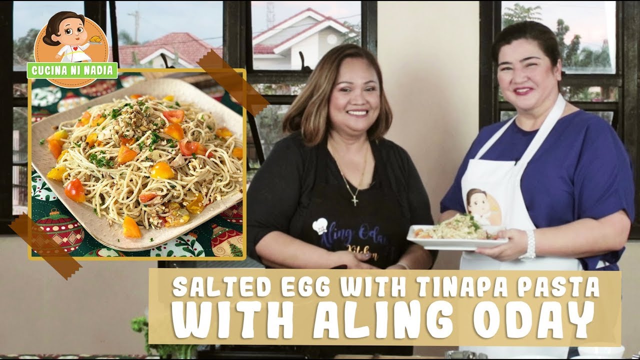 Salted Egg Tinapa Pasta Recipe | How to cook Tinapa Pasta with Aling Oday