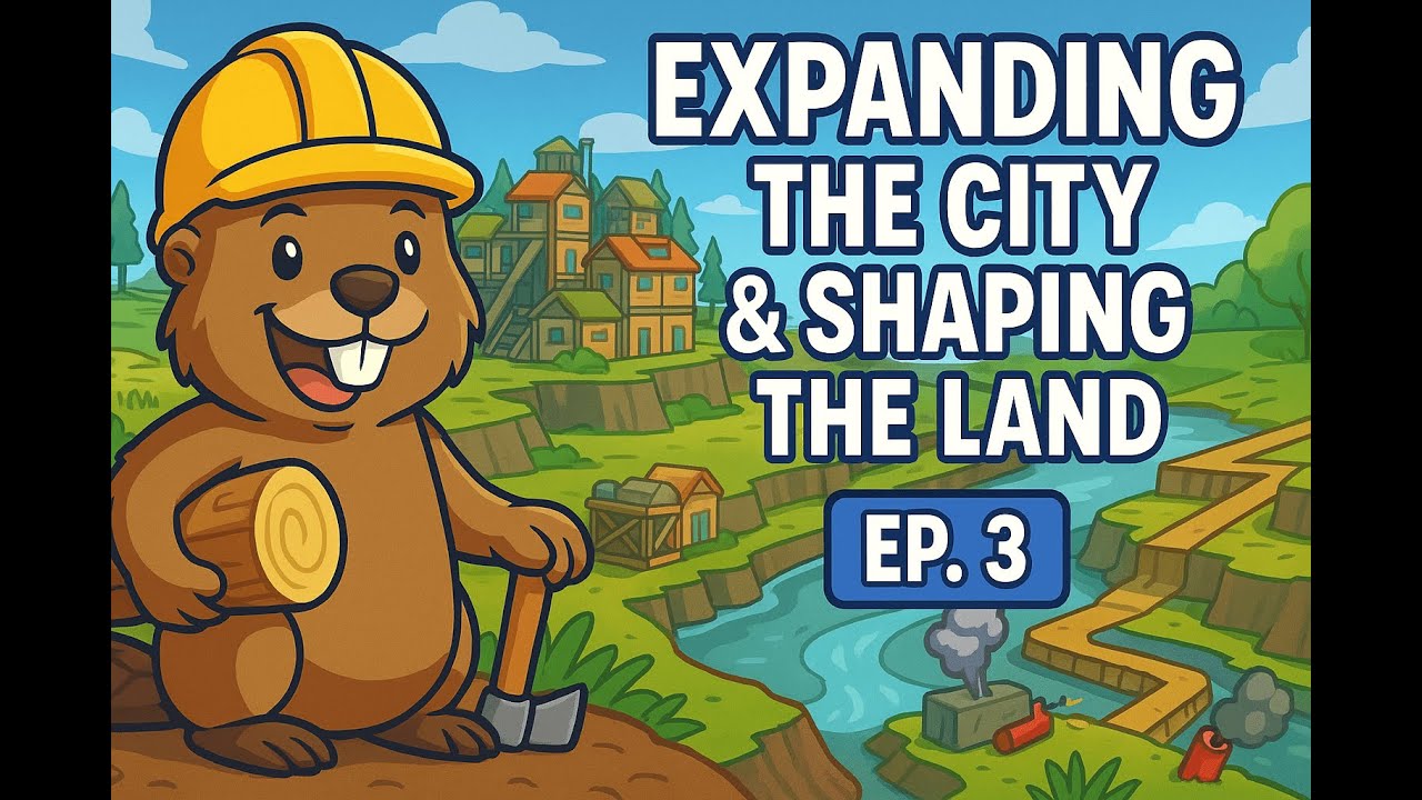 Expanding the City & Shaping the Land | Timberborn Gameplay Ep. 3