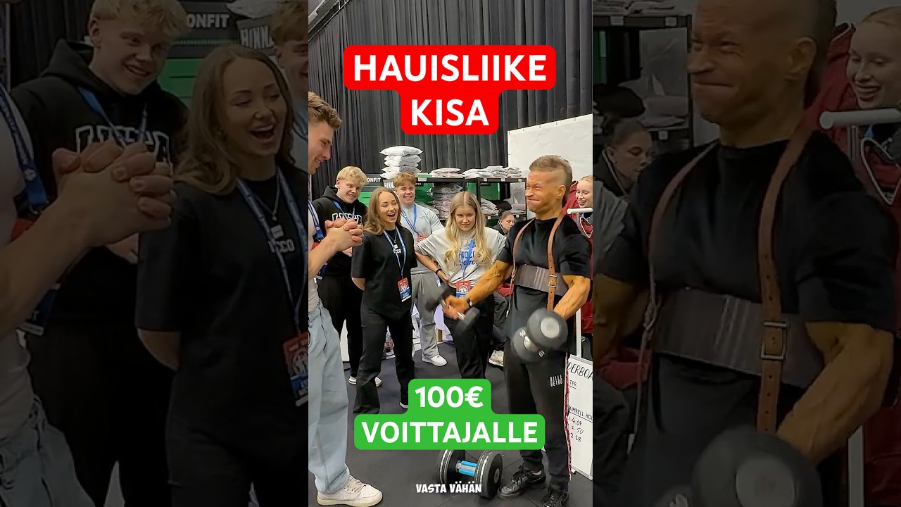 Hauisenn&auml;tys! 💪 Yli 170 toistoa 10kg k&auml;sipainoilla 🔥