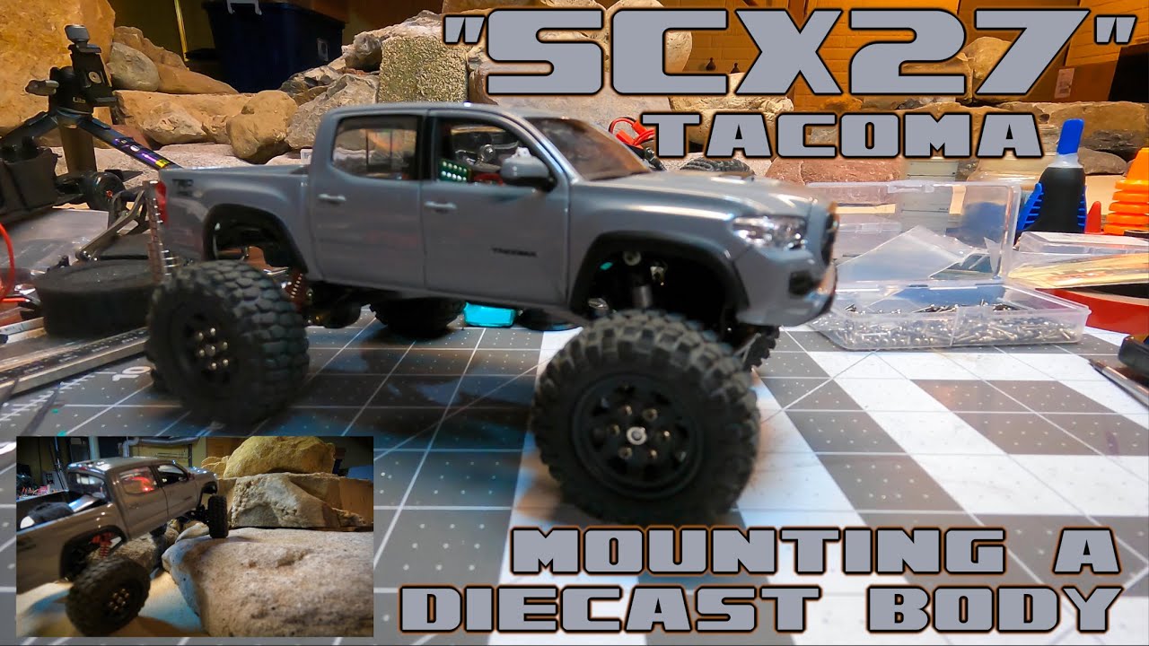 SCX27 Tacoma Diecast Body Mount