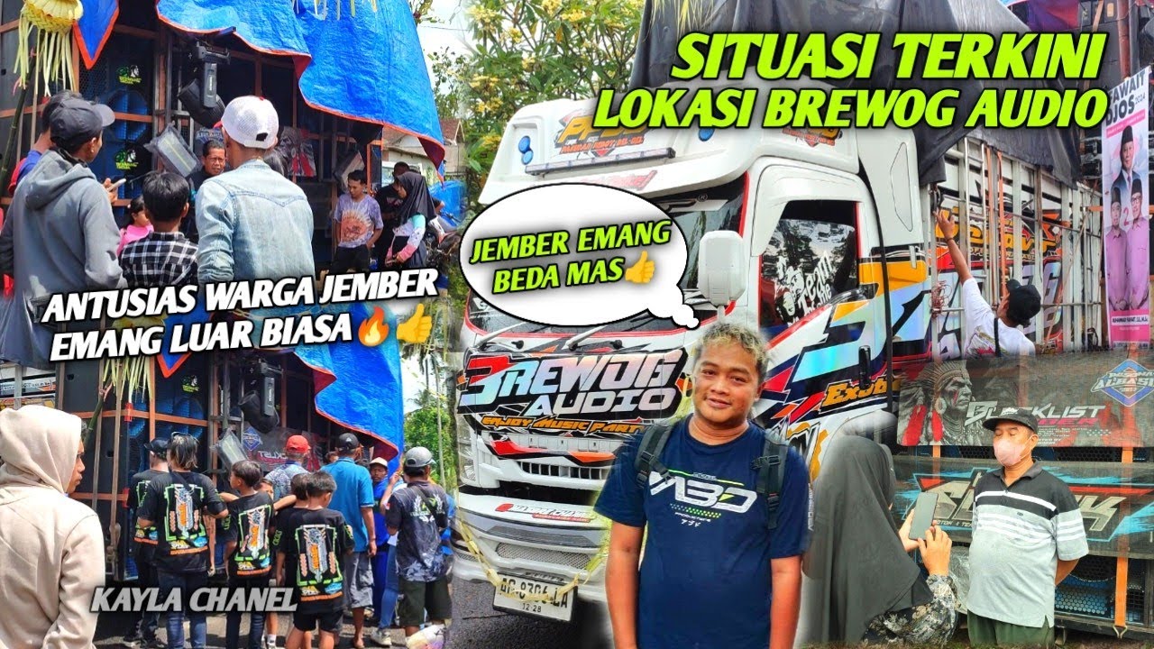 SITUASI TERKINI SOUNDNYA BREWOG AUDIO DI START KARNAVAL SIDOMULYO GARAHAN SILO JEMBER