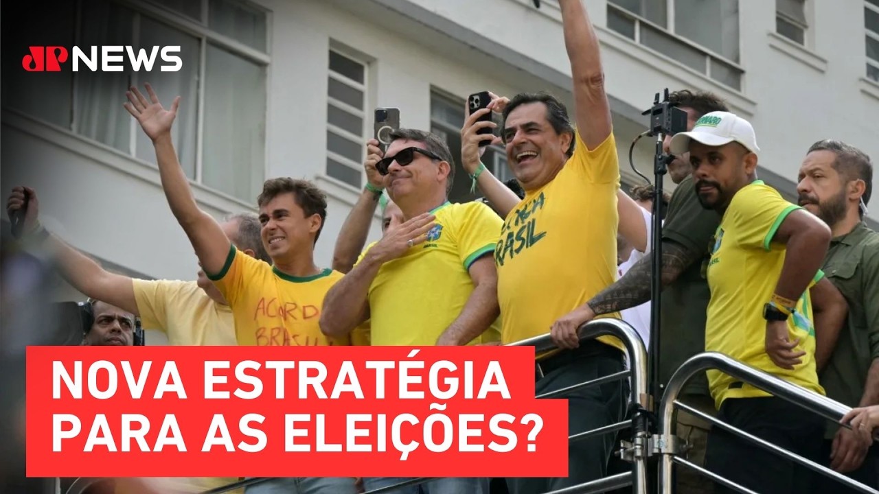 Nikolas, Flávio, Malafaia e Zema mostram união da direita em ato ‘Acorda, Brasil’, em São Paulo