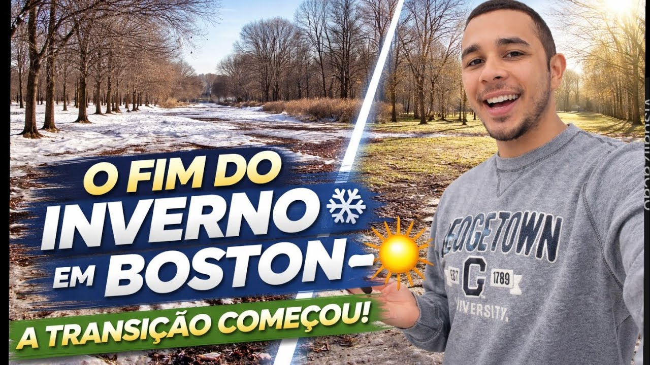 Primavera em Boston-MA🇺🇸 Qual a Diferença Entre As Estações?? 