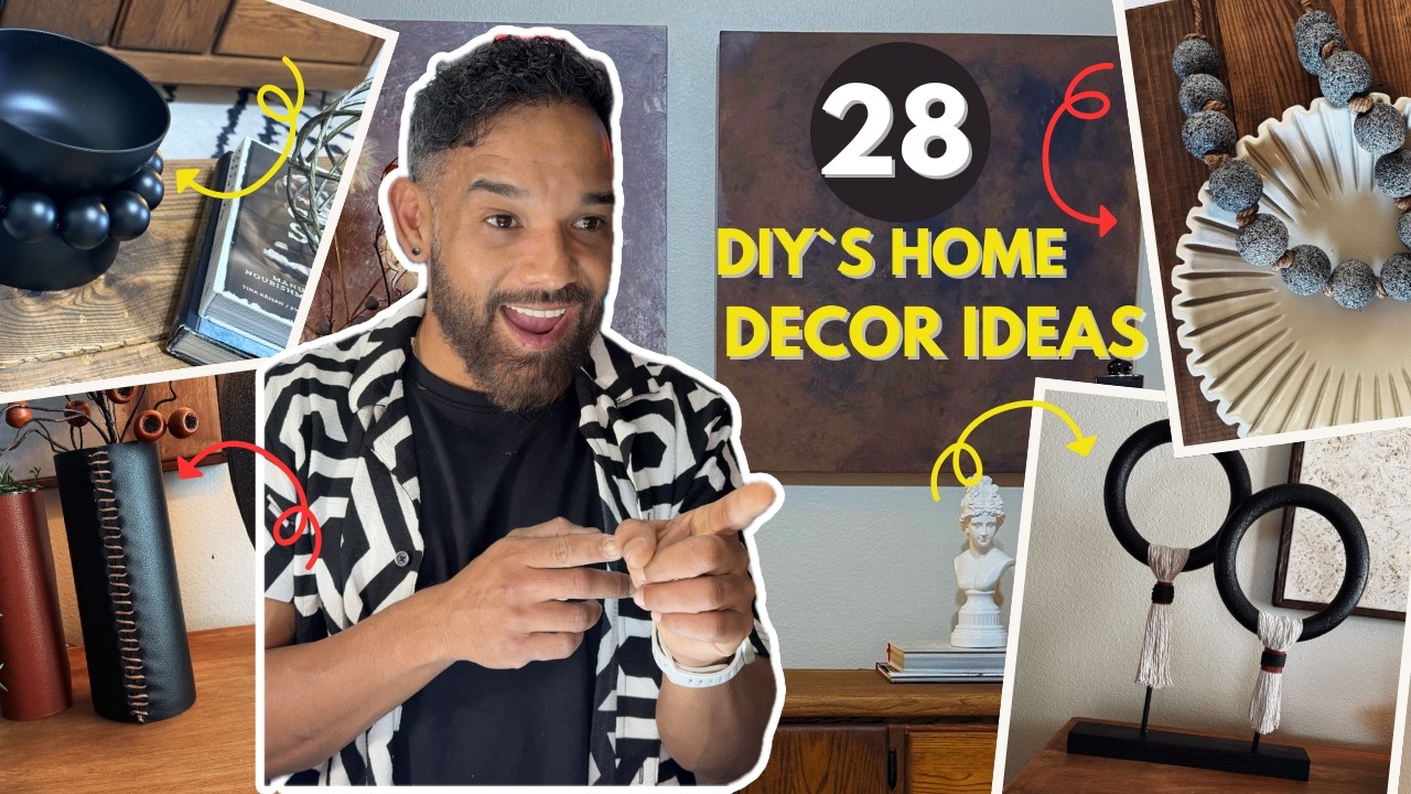 ⭐️ 28 Ideas DIY de Decoración del Hogar que Transformarán tu Casa con Materiales Reciclados
