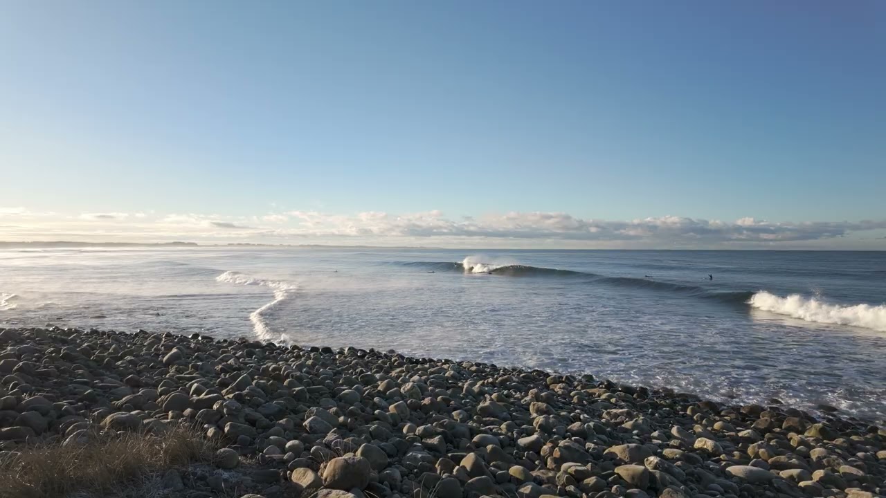 Chill surf at Bore beach, Norway