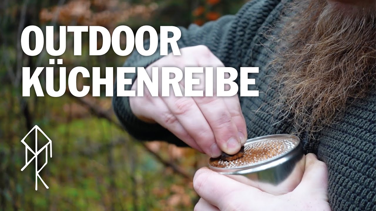 Chaga Reibe selber machen | Outdoor Espresso mit Schiefer Schillerporling | Bushcraft | Urivech