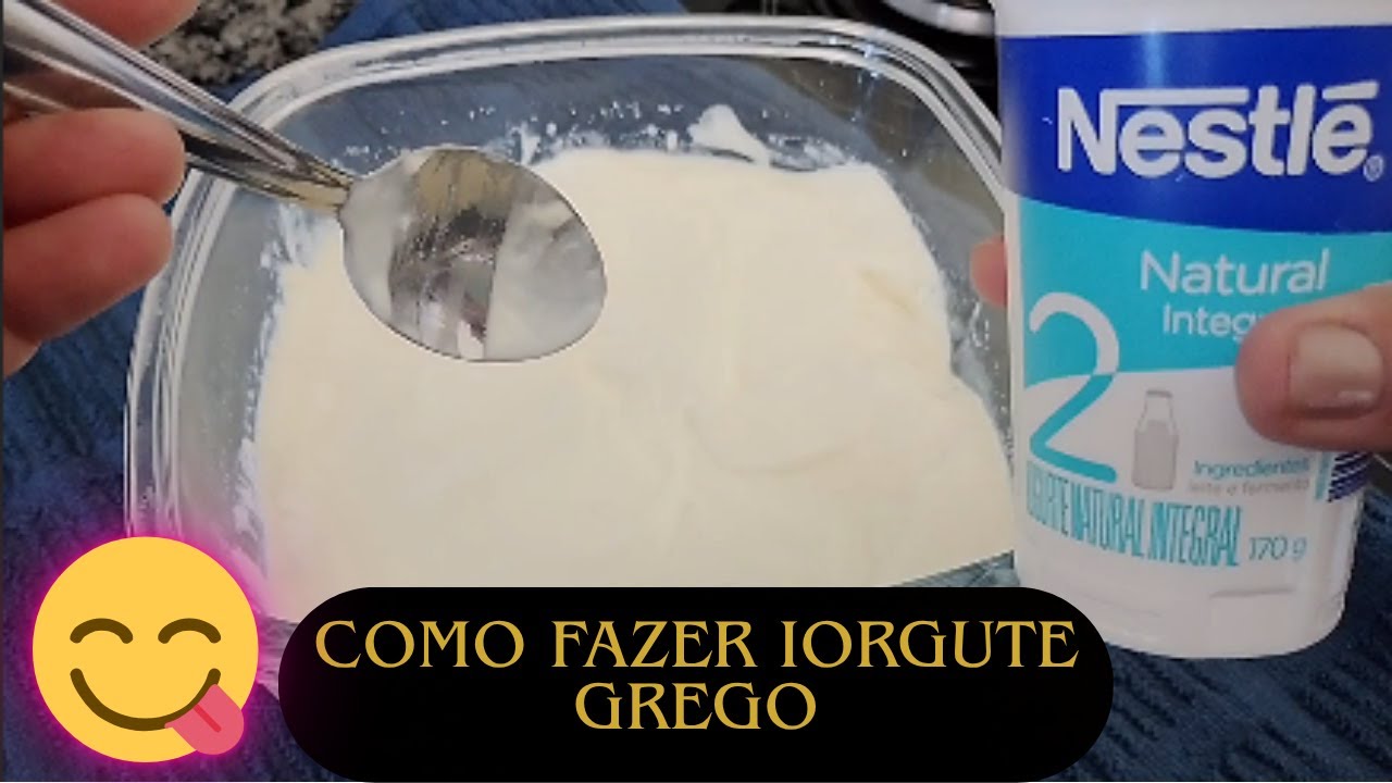 COMO FAZER IOGURTE GREGO FÁCIL