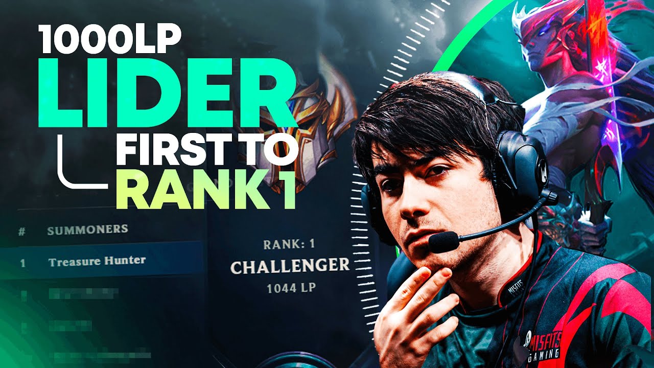 LIDER is BREAKING the EUW LADDER! *1000LP & RANK 1*