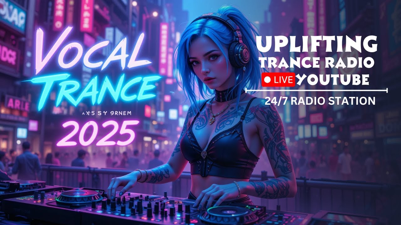 🛑 Live Now 🎧 [24/7] Uplifting Vocal Trance Radio 🎶 &ndash; Best Trance Mix 2025  🔥