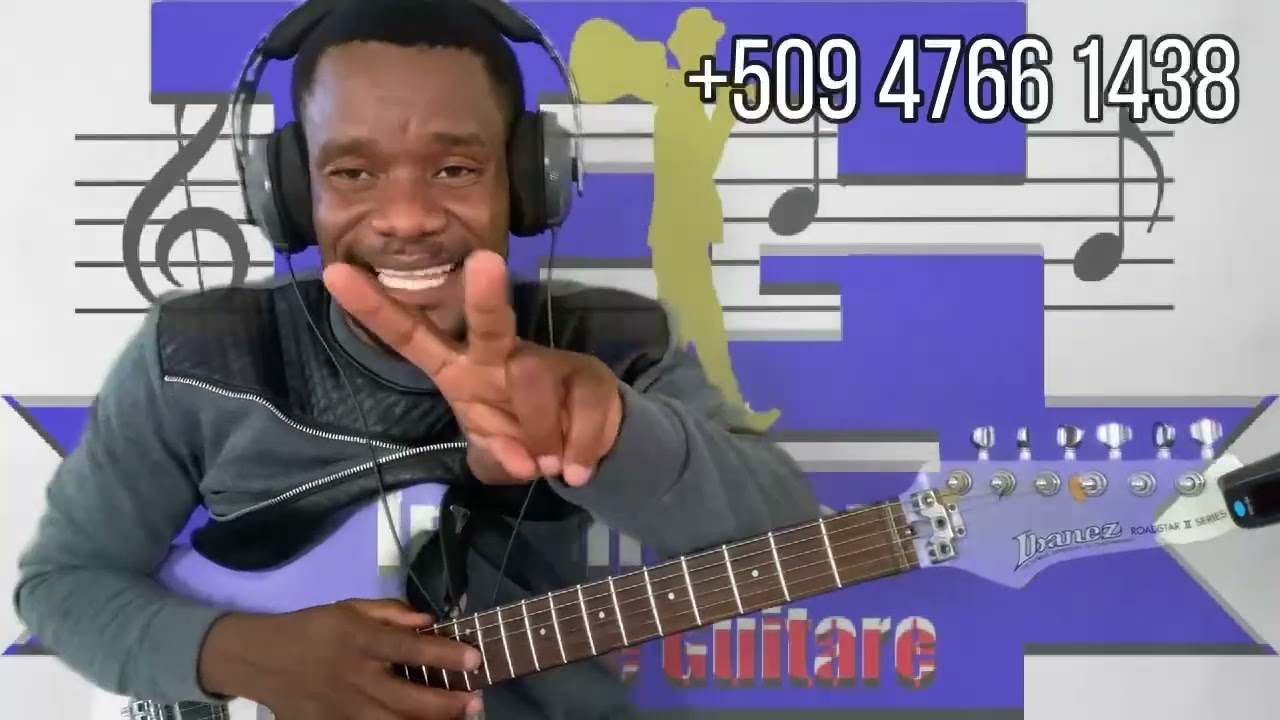 Aprann Jwe Konpa #6 (I   V  )  -#guitartutorial