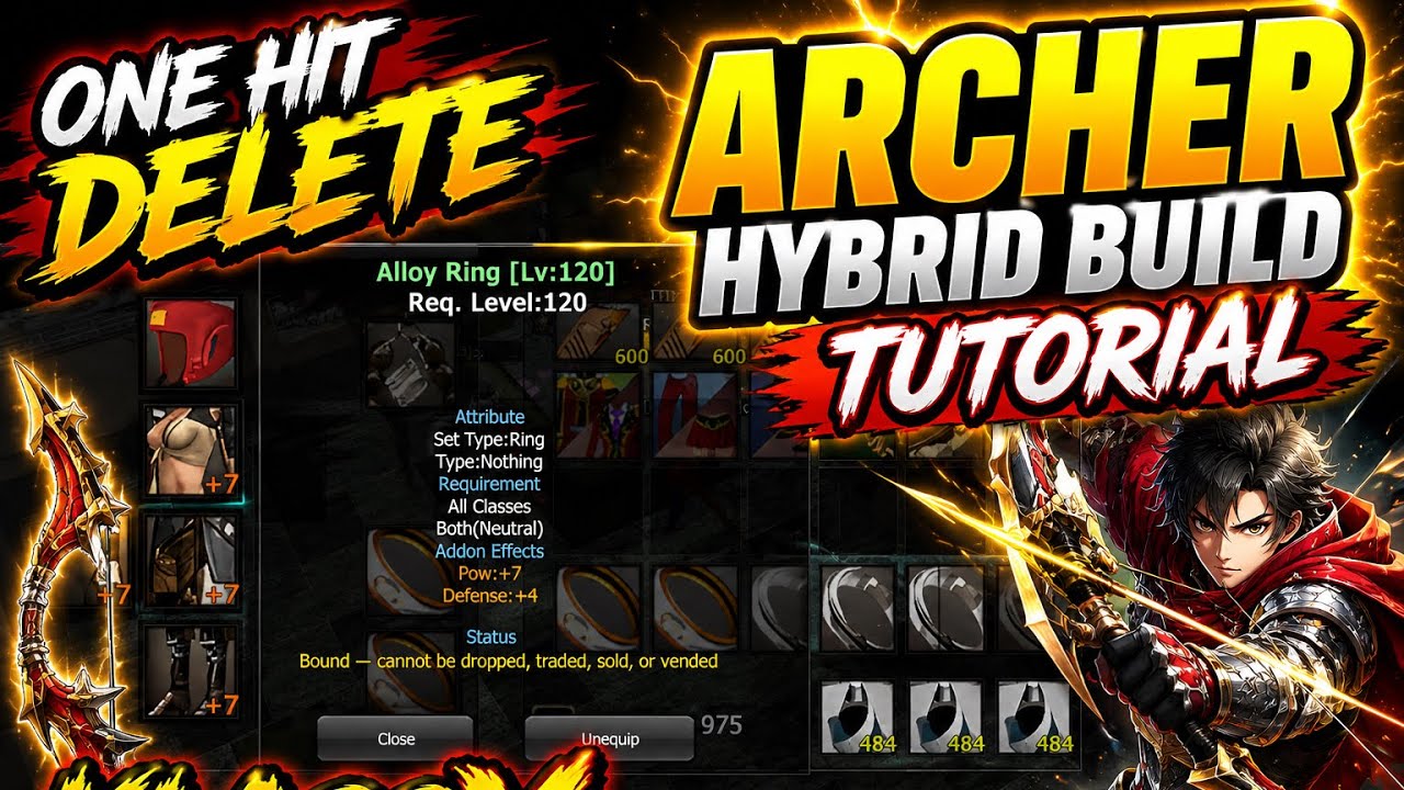 POW HYBRID ARCHER BUILD - KLASSX | FULL TUTORIAL
