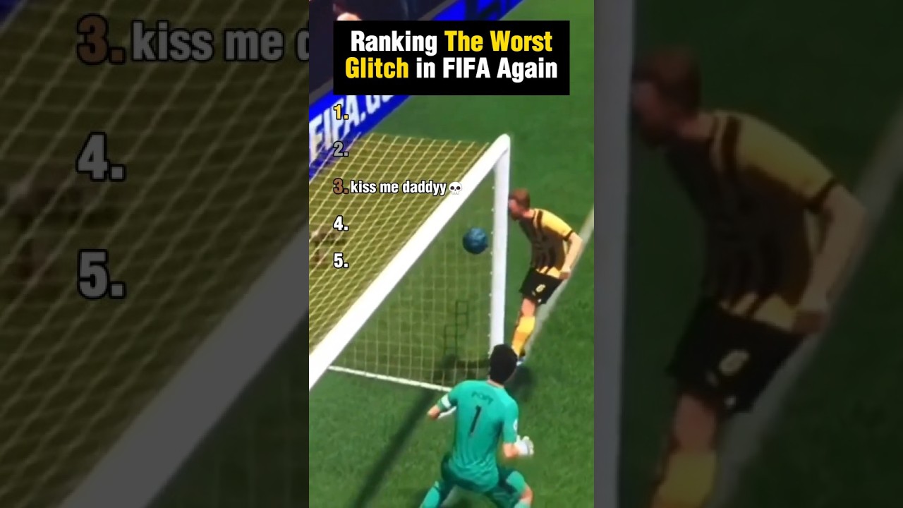 Ranking The Worst Glitch in FIFA #fifa #eagames #football #shorts