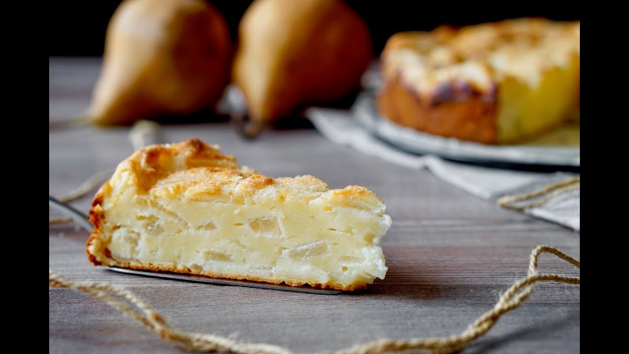 Torta Facile Ricotta e Pere