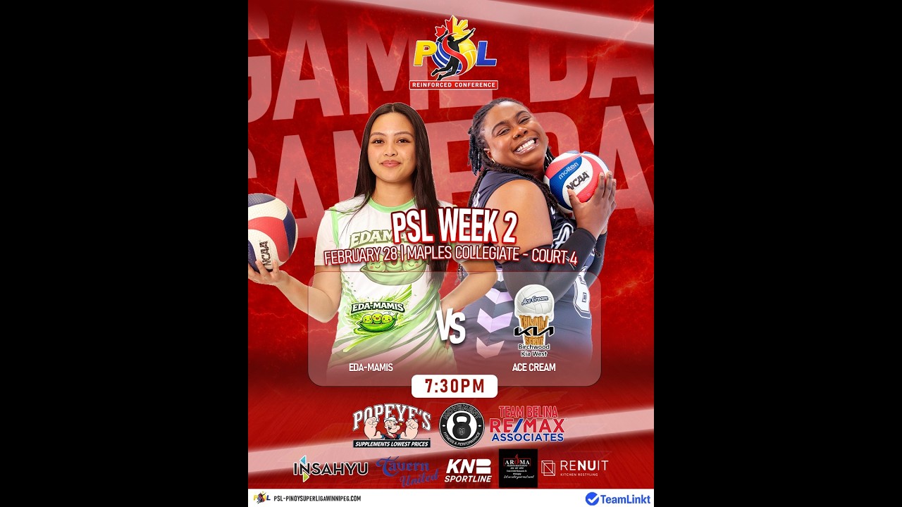 PSL 2026 REINFORCED CONFERENCE | EDA-MAMIS VS ACE CREAM - FEBRUARY 28, 2026