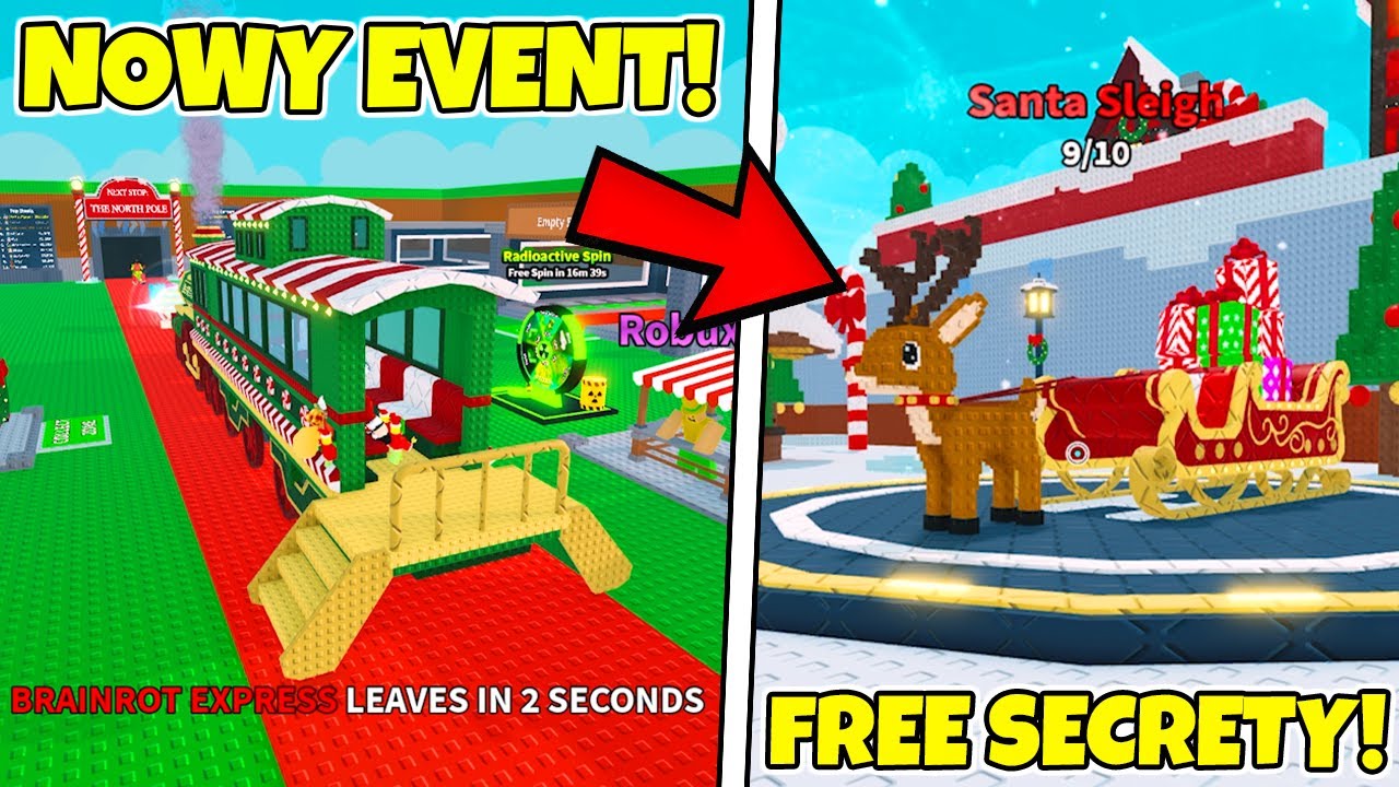 TO JEST NAJLEPSZY ŚWIĄTECZNY UPDATE W STEAL A BRAINROT! Roblox
