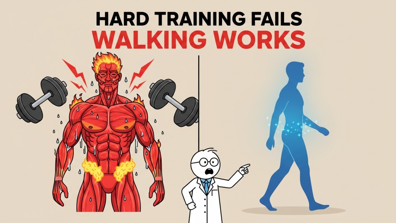 Why Gentle Walking Works When Hard Training Fails