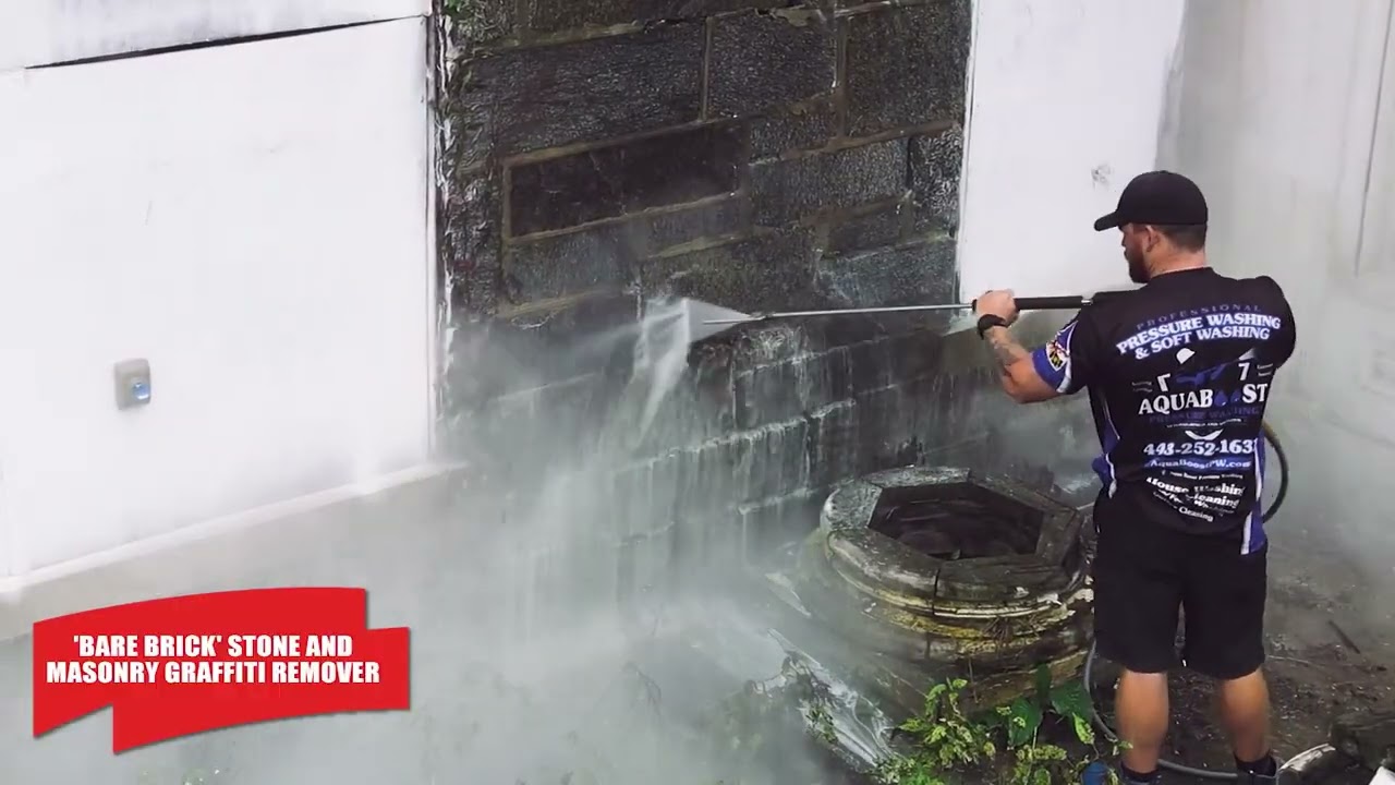 The Official World's Best Bare Brick, Stone & Masonry Graffiti Remover