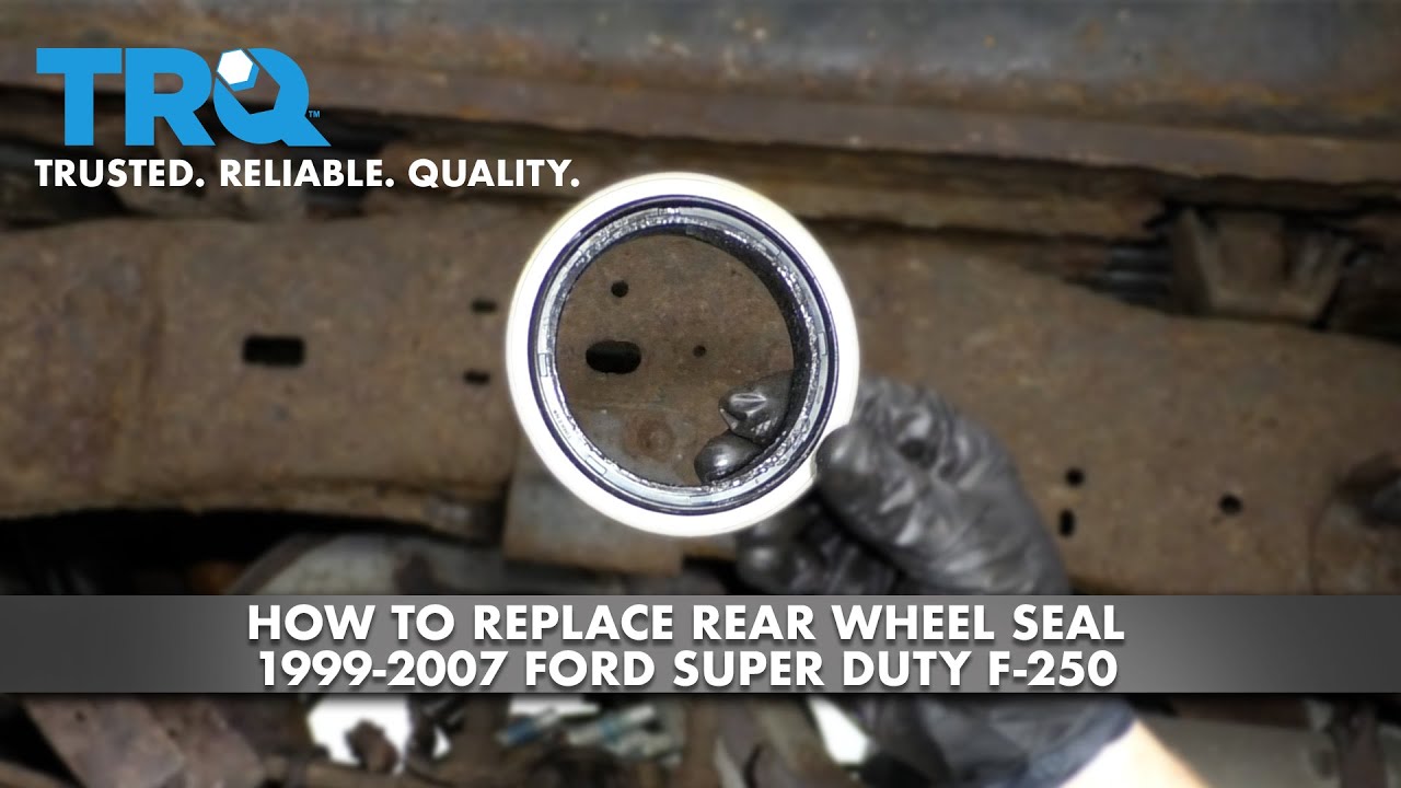 Как заменить сальник заднего колеса Ford Super Duty F-250 1999-2007 годов