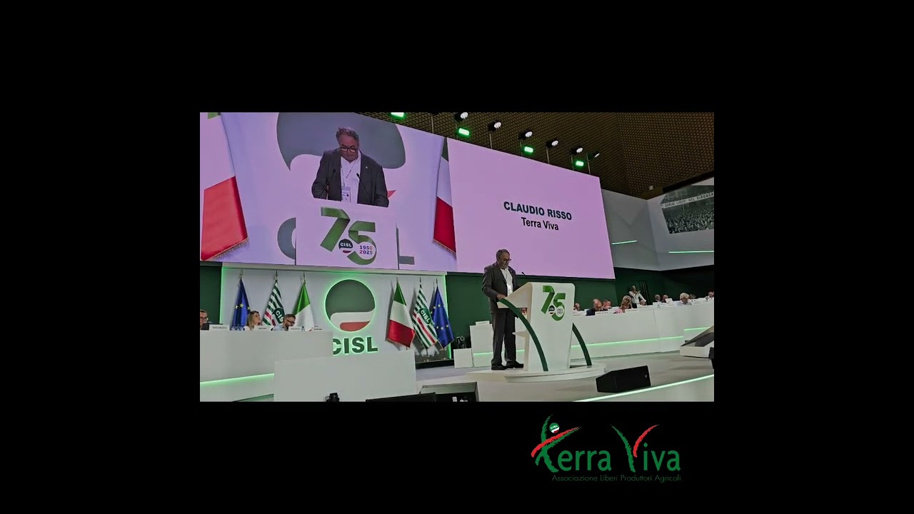 XX congresso CISL Intervento Claudio Risso 18 luglio 2025