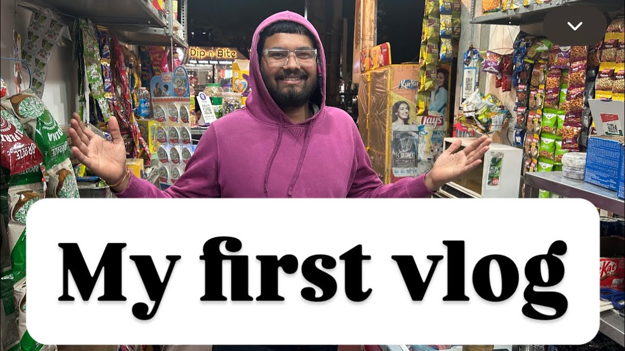 My first vlog