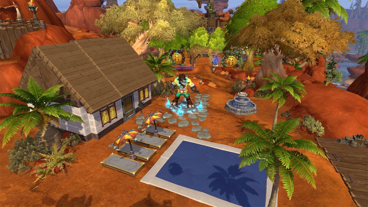 Shali Gameplays Modern Summer House with Pool - WoW Midnight Housing