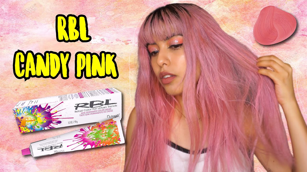 Pintando mi Cabello con TINTE RBL: CANDY PINK
