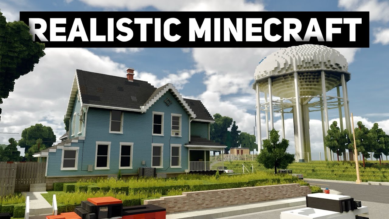 Building an Ultra Realistic Suburban Town in Minecraft