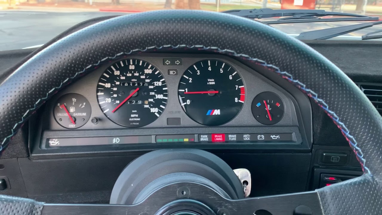 E30 S62 swap start up