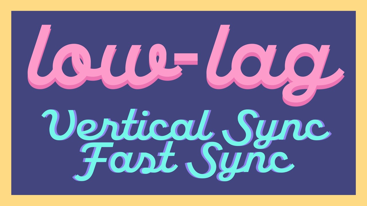Тест на задержку: Low-Lag Vsync ON против Low-Lag Fast Sync со всеми ограничителями кадров RTSS (...