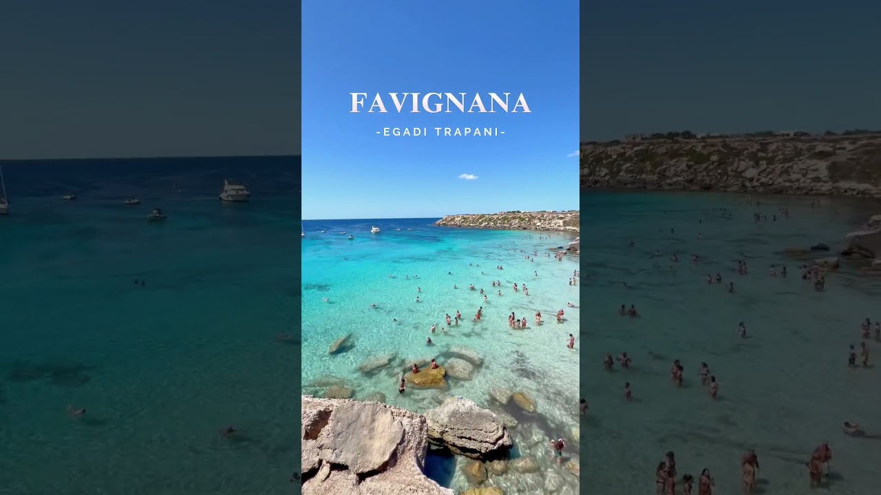 La meravigliosa isola di Favignana 🩵💎 #favignana #travel #sicilia #egadi #beautifuldestinations