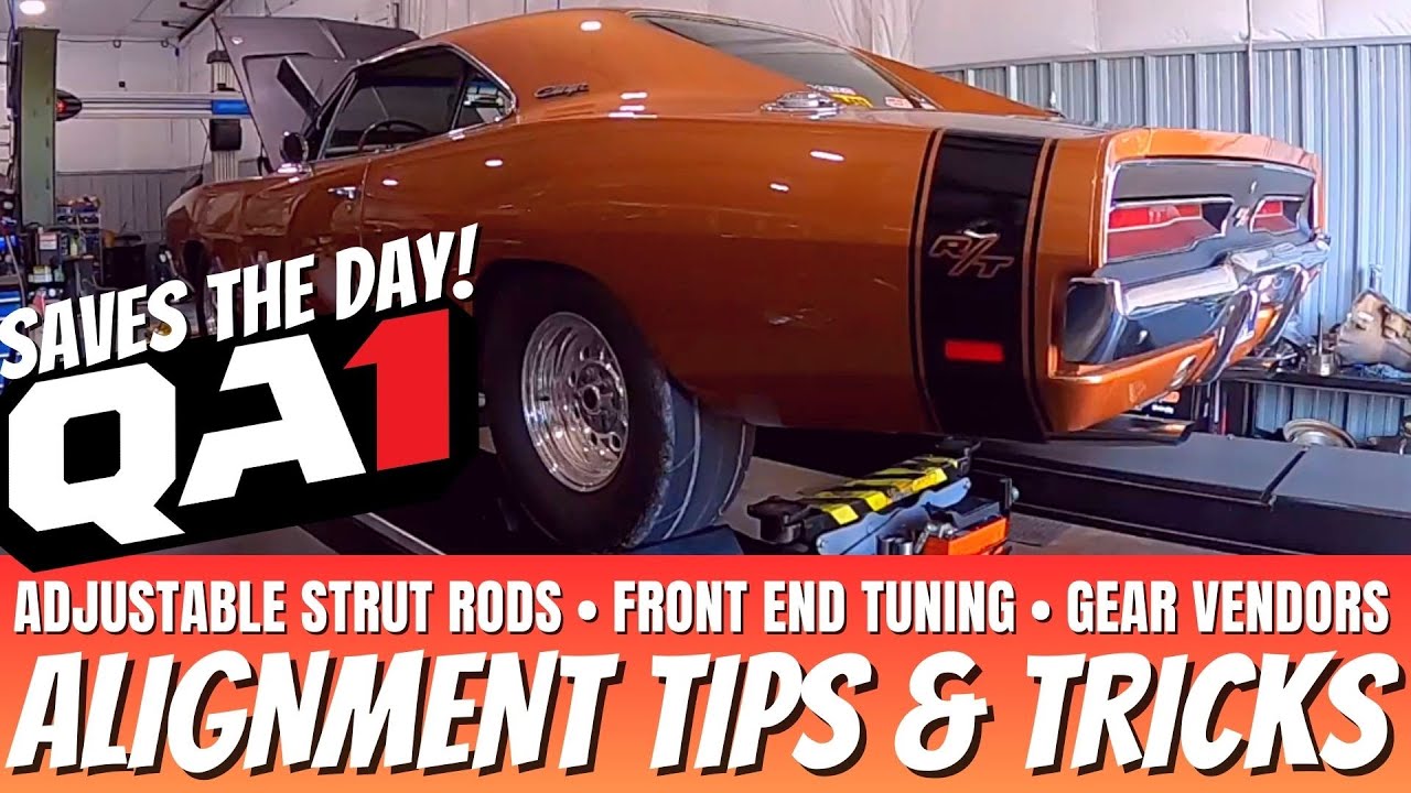 1969 Dodge Charger Alignment Tips & Tricks; QA1 Adjustable Struts & Gear Vendors Overdrive
