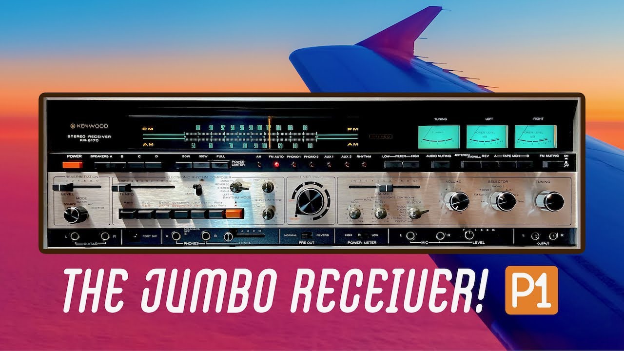 Kenwood KR-6170 Jumbo Jet • Самый интересный стереоресивер в мире!