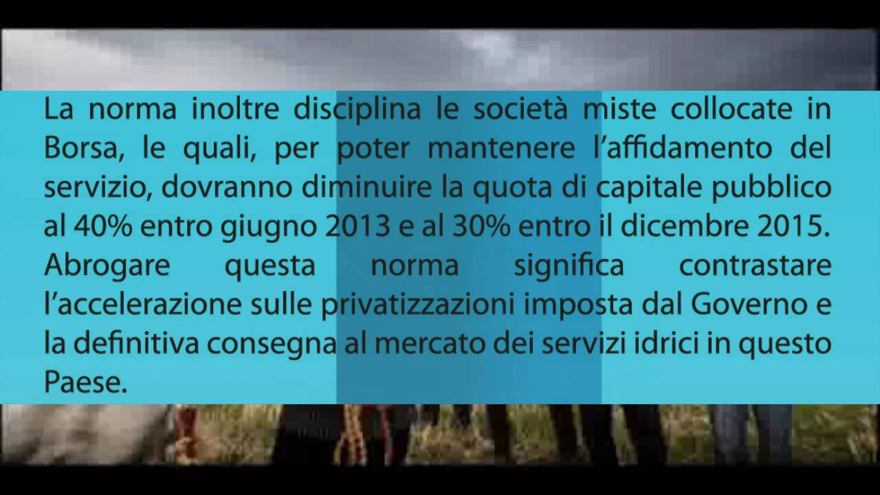 MAX GAZZE' -TRE REFERENDUM PER L' ACQUA PUBBLICA DAL 24/04/2010