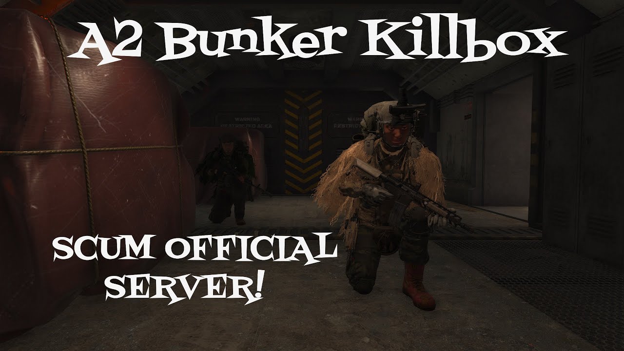 SCUM GAME A2 Bunker Killbox on Scum Official Server! #scum #scumgame #official #pvp #killbox #jagex