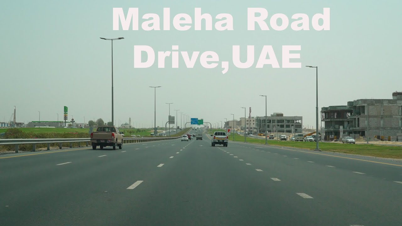 Maleha Road Drive UAE HDR