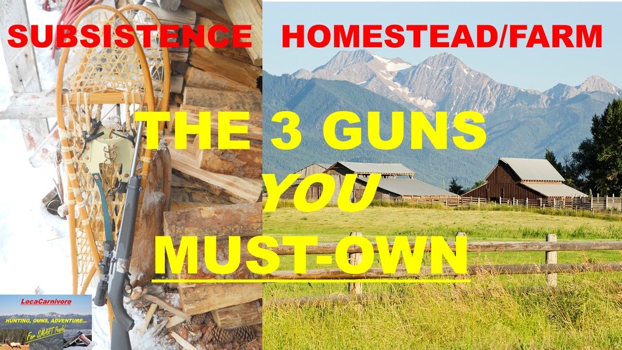 Три вида оружия для домашнего хозяйства/фермы/дома, которыми вы должны владеть