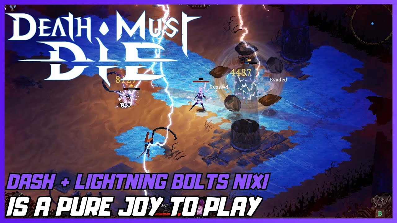 Who needs auto attack when you have Lightning Bolts and Ball Lightning - Death Must Die