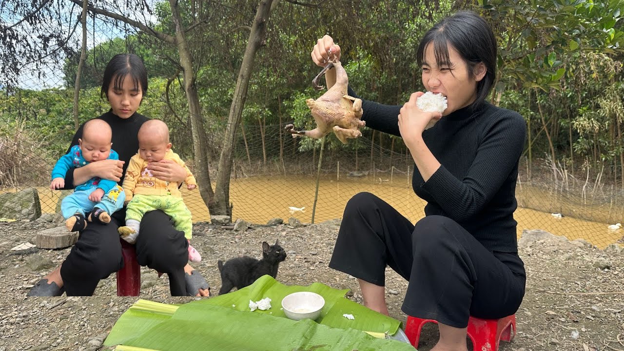 A Hard Meal in the Life of a Single Mom with Twin Babies