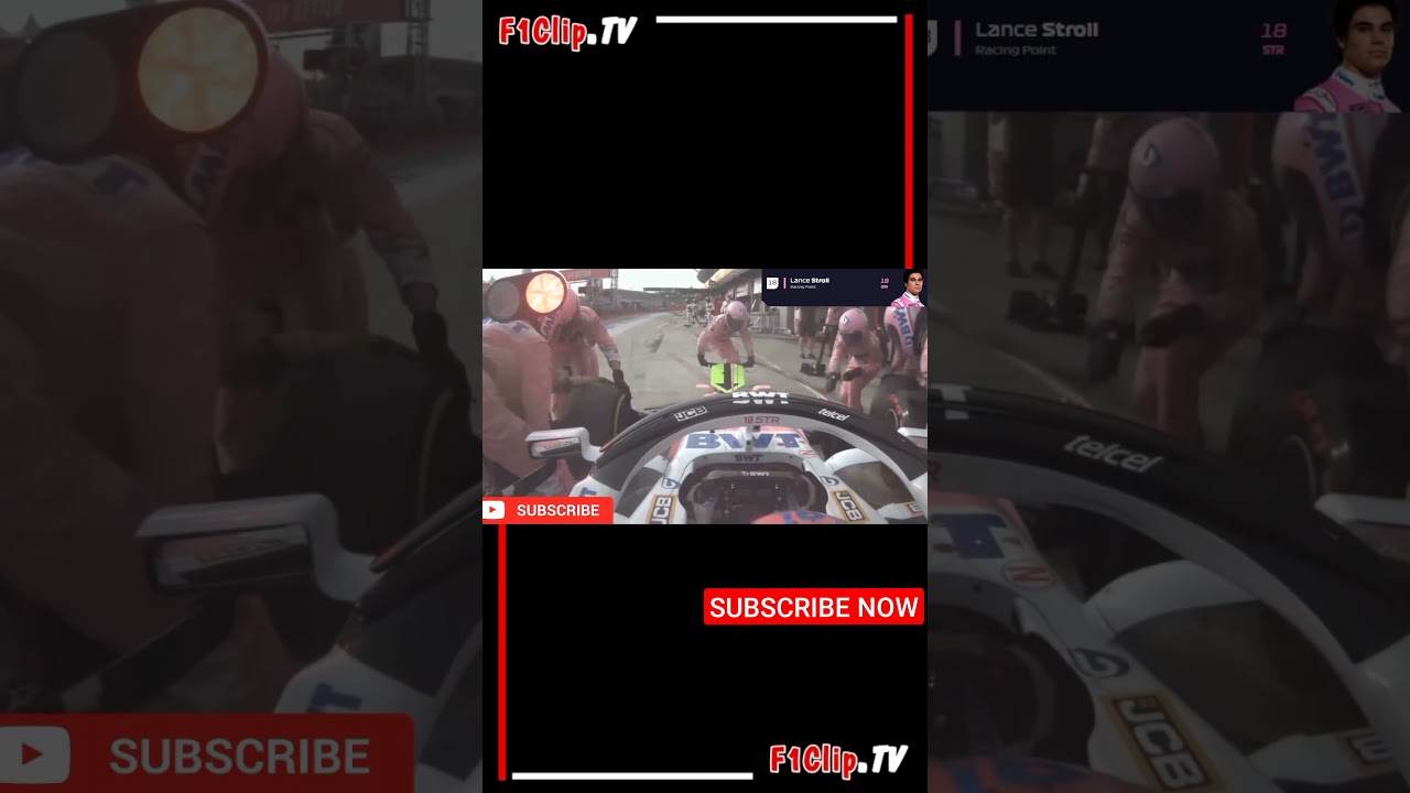 Lance Stroll hit Pit Stop crew | 