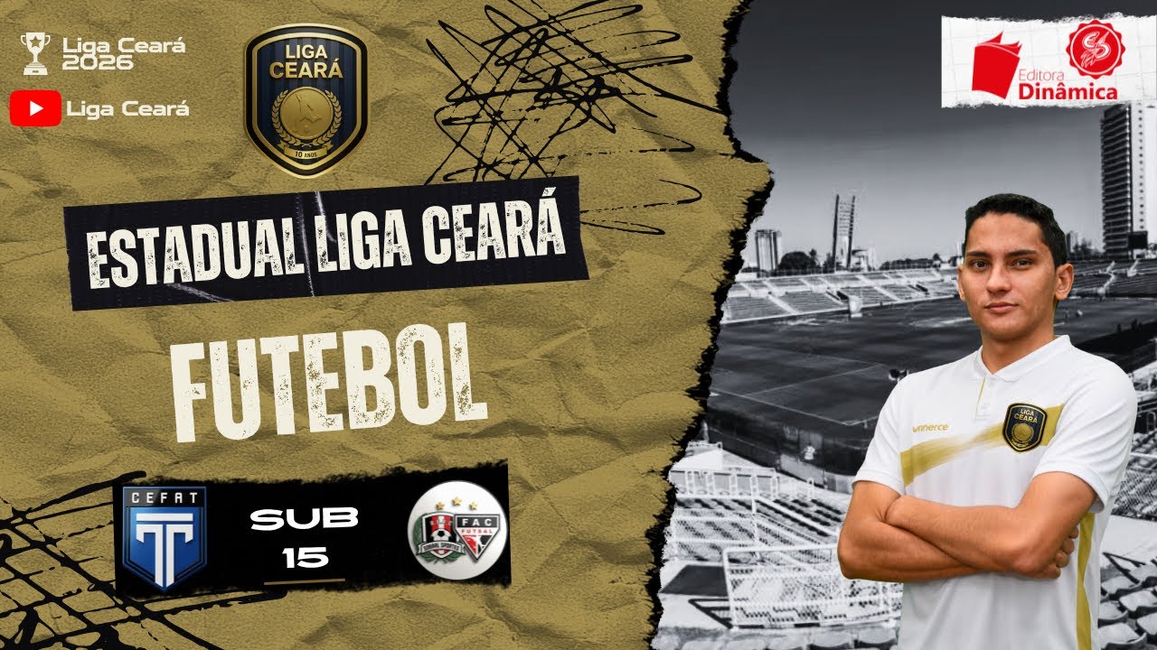 Estadual Liga Ceará Futebol 2026: Tirol x Ferroviário/Sobral Sports - Categoria Sub-15