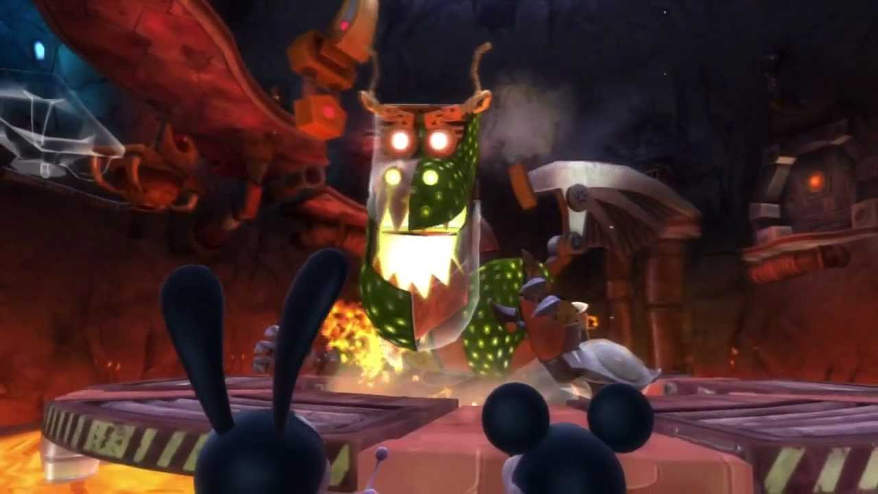Epic Mickey 2: The Power of Two Walkthrough - Blotworx Dragon - Part 9 HD