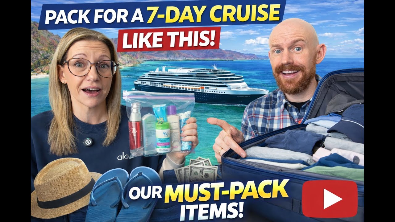 What We ACTUALLY Pack for a 7-Day Cruise (No Overpacking, No Regrets) 
