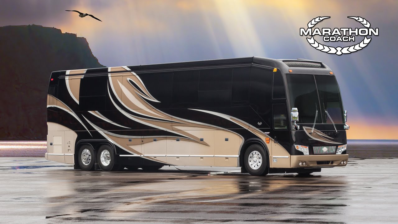 Marathon Coach Show Coach #1245 Prevost H3-45 Quad Slide