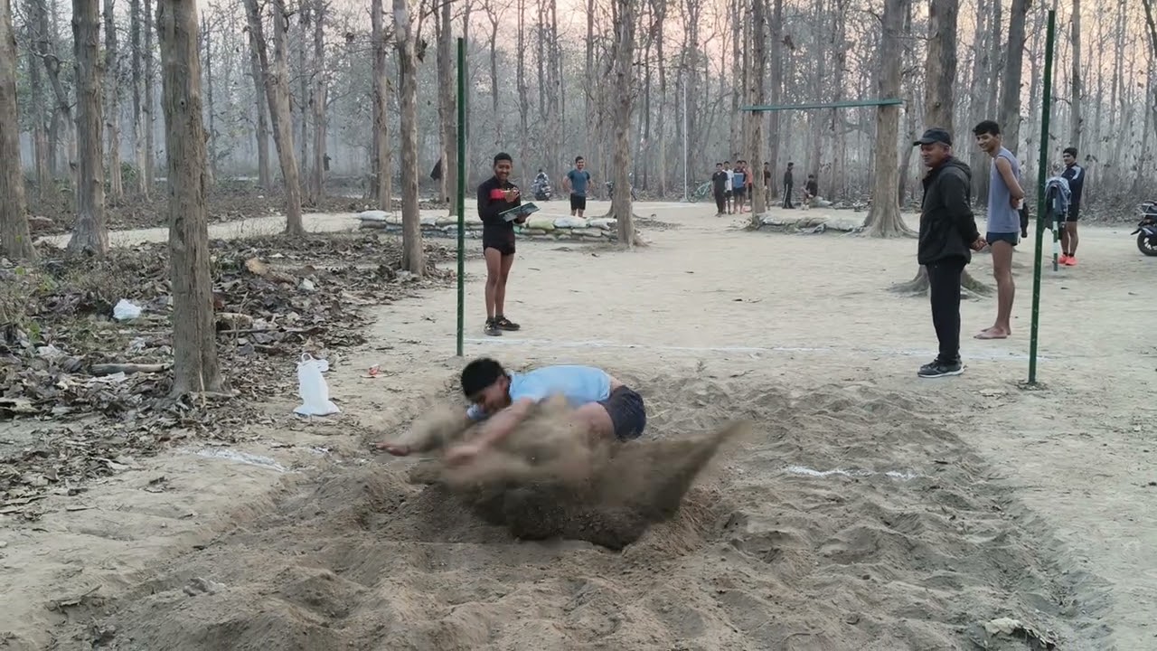 Long jump 🔥 # Karki defence academy 🔥