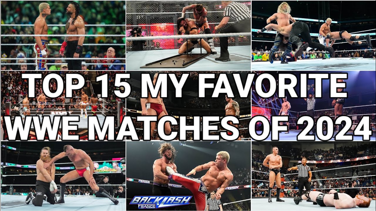 Top 15 My Favorite WWE Matches Of 2024