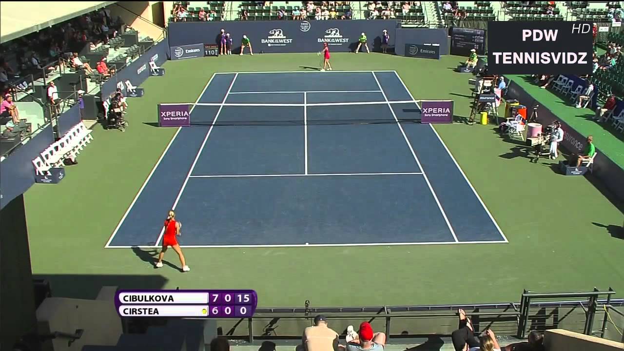 Cirstea vs Cibulkova Stanford 2012 Highlights